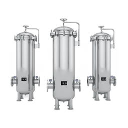 福建不锈钢保安过滤器 卡箍式法兰接口15芯反冲洗大通量精密过滤器